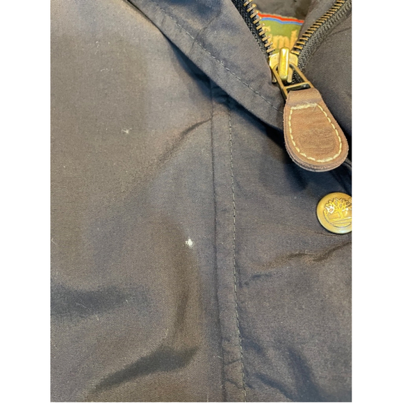 Vintage Timberland Weathergear Womens Parka Fall Jacket Oversized Hooded M - Picture 5 of 11